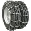 imageMytee Products Set of 2 225quot Twist Link Snow Tire Chain for Semi Trucks  Emergency Tire Traction Grip Chains  Snow Blower Single Wheel Chains for Commercial Trucks SUVs Pickups Auto TracDouble Tire 225 Inch
