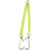 imageMytee Products V Bridle Tow Strap 3quot x 36quot w 15quot J Hook wTJ Hooks Hi VIZHigh Abrasion Green Webbing 5400 lbs WLL  Recovery VStrap wReinforced Webbing for Towing Car Wrecker Rollback15 J Hook  TJ Hook