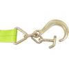 imageMytee Products V Bridle Tow Strap 3quot x 36quot w 15quot J Hook wTJ Hooks Hi VIZHigh Abrasion Green Webbing 5400 lbs WLL  Recovery VStrap wReinforced Webbing for Towing Car Wrecker Rollback8 J Hook  TJ Hook