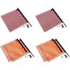 imageEZ Mount Warning Flag Red 18quot x 18quot Mesh Safety Flag DOT Compliant  Spring Loaded Quick n Easy Disconnect  4 PackOrange  Red