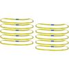 imageMytee Products 10 Pack 1quot x6 ft Yellow Polyester Endless Round Sling 2200 LBS Vertical Capacity  1760 LBS Choker  4400 LBS Basket  Endless Web Sling for Wrecker Recovery Lifting ampamp Towing