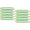 imageMytee Products 10 Pack 2quot x6 ft Yellow Polyester Endless Round Sling 4400 LBS Vertical Capacity Endless Web Sling for Wrecker Recovery Lifting ampamp Towing