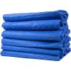 imageMytee Products 12 Pack 80quot x 72quot Moving Blankets 60 lbdz Weight  Blue NonWoven Polyester Furniture Moving Pads for Protection in Moving or Storage6  Pack