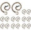 imageMytee Products 38quot x 36quot Grade 70 Trailer Safety Chains wForged Hook ampamp Safety Clip16  Pack