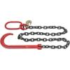 imageMytee Products 38quot x6 G80 15quot Long Shank J Hook Tow Chain Recovery wEye Cradle Grab Hook  7100 LBS WLL  Rollback Towing Chain for Car Wrecker Recovery Flatbed Trailers Truck  Towing Equipment