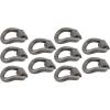 imageMytee Products 4 Pack 1quot Bent Forged DRing wWeld On Clip WLL 15600 lbs10  Pack