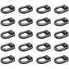 imageMytee Products 4 Pack 1quot Heavy Duty WeldOn Forged D Ring 47000 Lbs20  Pack