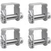 imageMytee Products 4 Pack Trailer Winch  Standard Sliding C TrackZinc