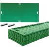 imageMytee Products 4 Pcs Ground Protection Mats  Black 3 x 8 Heavy Equipment Mats w 6 Pcs Single Connectors3 x 8 Feet