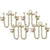 imageMytee Products 516quot Grade 70 VChain Bridle wRTJ Cluster Hooks ampamp Grab Hooks  3 Legs Transport Tow Truck Chains for Car Towing  4700 LBS WLL  for Flatbed Trailer Wrecker Recovery4  Pack