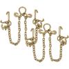 imageMytee Products 516quot Grade 70 VChain Bridle wRTJ Cluster Hooks ampamp Grab Hooks  3 Legs Transport Tow Truck Chains for Car Towing  4700 LBS WLL  for Flatbed Trailer Wrecker Recovery2  Pack