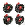 imageMytee Products 516quot10 G80 Black Transport Binder Chain wClevis Grab Hooks for Towing  16000 lbs Breaking Strength Heavy Duty Safety Tow Chain for Lifting  Tie Down Binding Equipment4  Pack