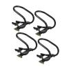imageMytee Products 7quot Motorcycle Wheel Chock Steel for ETrackXTrack System Fits Motorcycle Front Tires up to 7 Wide Not Ideal for Scooters or Kids Bikes Black4  Pack