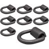 imageMytee Products 8 Pack 58quot Heavy Duty WeldOn Forged D Ring 18900 Lbs8  Pack