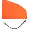 imageMytee Products Orange 7quot Turbo Saver Exhaust Cover ampamp 21quot Rubber Snap Tie wHook  Weather Resistant PVC Turbo Cover to Protect Equipment at High Speeds ampamp Excessive Airflow During Transport12 Inch
