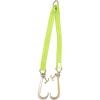 imageMytee Products V Bridle Tow Strap 3quot x 36quot w 15quot J Hook wTJ Hooks Hi VIZHigh Abrasion Green Webbing 5400 lbs WLL  Recovery VStrap wReinforced Webbing for Towing Car Wrecker Rollback15 J Hook  TJ Hook