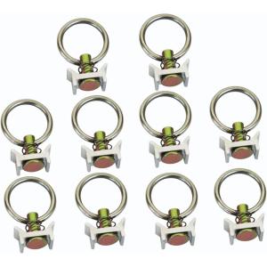 imageMytee Products 10 Pack LTrack Stud with Stainless Steel RingStainless