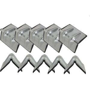 imageMytee Products 10 Pack Steel Corner Protector with Rubber Chain Cargo Flatbed10  Pack