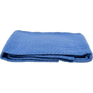 imageMytee Products 12 Pack 80quot x 72quot Moving Blankets 60 lbdz Weight  Blue NonWoven Polyester Furniture Moving Pads for Protection in Moving or Storage1  Pack