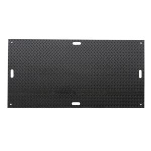 imageMytee Products 12 Pcs Ground Protection Mats  Black 3 x 8 Heavy Equipment Mats w 22 Pcs Single Connectors