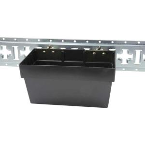 imageMytee Products 2 Pack Heavy Duty ETrack Storage Bin for ETrack Systems  Large ETrack Basket Organizer for Trucks Enclosed Trailer Garage Vehicles  ETrack Accessories for Enclosed TrailerBlack