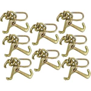 imageMytee Products 2 Pack RTJ Cluster Hook Heavy Duty Wrecker Hauler Tow Towing Truck Chain Pair R T J8  Pack