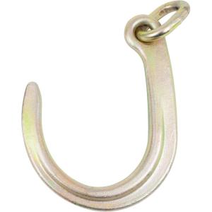 imageMytee Products 2 Pc 8quot Inch Tow Hook Grade 70 G70 J Hook Heavy Duty Towing Wrecker Roll Back Truck1  Pack