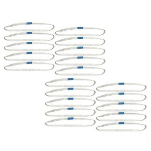 imageMytee Products 20 Pack 1quot x6 ft Yellow Polyester Endless Round Sling 2200 LBS Vertical Capacity  1760 LBS Choker  4400 LBS Basket  Endless Web Sling for Wrecker Recovery Lifting ampamp Towing20  Pack