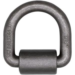 imageMytee Products 20 Pack 34quot Heavy Duty WeldOn Forged D Ring 26500Lbs1  Pack