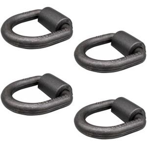 imageMytee Products 20 Pack 34quot Heavy Duty WeldOn Forged D Ring 26500Lbs4  Pack