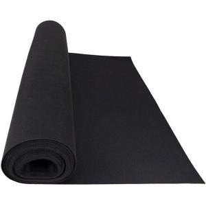 imageMytee Products 20 x 27quot Red Neoprene Floor Runner  Non Skid Bottom Protect All Floor Surfaces  Reusable Floor Protector with SlipProof SurfaceBlack