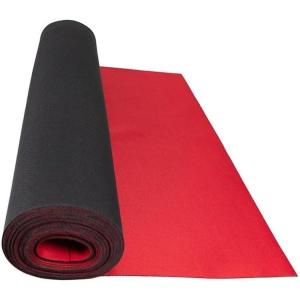 imageMytee Products 20 x 27quot Red Neoprene Floor Runner  Non Skid Bottom Protect All Floor Surfaces  Reusable Floor Protector with SlipProof SurfaceRed