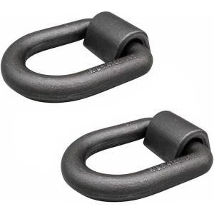 imageMytee Products 4 Pack 1quot Heavy Duty WeldOn Forged D Ring 47000 Lbs2  Pack