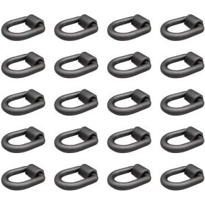 imageMytee Products 4 Pack 1quot Heavy Duty WeldOn Forged D Ring 47000 Lbs20  Pack