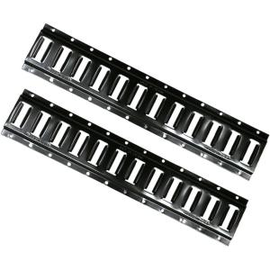 imageMytee Products 4 Pack 5 Ft Horizontal E Track TieDown Rail  Made in USA  Black Powder Coated BoltOn Tie Down Rail for Cargo on Pickups Trucks Trailers VansBlack