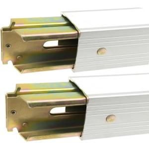 imageMytee Products 4 Pack 92quot 103quot Adjustable Aluminum ETrack DeckingShoring Beams  Cargo Load Lock Bars for Enclosed Trailers Trucks Vans with The E Track TieDown System2  Pack