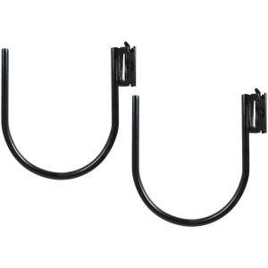 imageMytee Products 4 Pack ETrack Square Bracket TieDown Accessories w E Track Spring Fitting 9 Inch Wide Square Bracket Hanger Use for Hanger Support Beams Trailer Truck PickupLarge J Hook