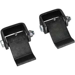 imageMytee Products 4 Pack Steel Dump Trailer Hinges  Strap Style Long Leaf Black Heavy Duty Weld On Greaseable Dump Trailer Door Gate Hinge  Allows Smooth Inward ampamp Outward Door Opening2  Pack