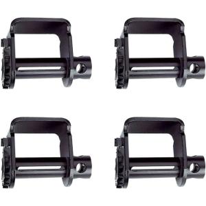 imageMytee Products 4 Pack Trailer Winch  Standard Sliding C TrackBlack