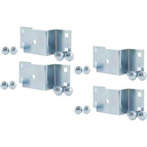 imageMytee Products 4 Pack Utility Trailer Bolt ON Stake Pocket 18quot Thick 11 Guage 3quot x 112quot Trailer Truck Board Holder Zinc Coated Flatbeds4  Pack