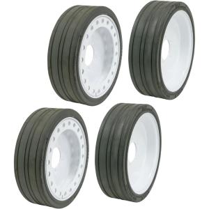 imageMytee Products 4 Set SkyJack Scissor Lift Tires 161890 161891 16 x 5 x 12  Plain Brake  Model SJIII3220 SJIII3226 SJIII4620 SJIII4626 SJIII4632  NonMarking Wheel Assembly16 x 5 x 12  Set of 4