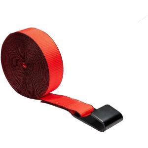 imageMytee Products 8 Pack 2quot X30 Winch Straps wFlat Hook WLL 3335 Flatbed Tie Down StrapRed