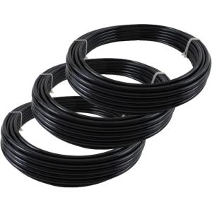 imageMytee Products Air Brake Tubing Kit  14quot 38quot 12quot x 100 Black SAE J844 Nylon DOT Approved  Pneumatic Line Hose for Brake SystemBlack