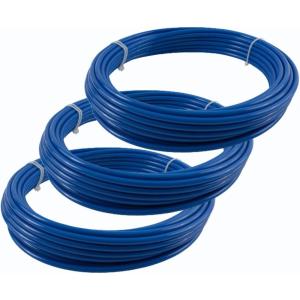 imageMytee Products Air Brake Tubing Kit  14quot 38quot 12quot x 100 Black SAE J844 Nylon DOT Approved  Pneumatic Line Hose for Brake SystemBlue