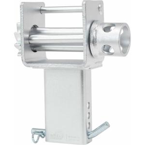 imageMytee Products Stake Pocket Winch ampamp Winch Straps Kit  4 Pack Kinedyne 4quot x 30 Yellow Winch Strap with Flat Hook ampamp 4 Pack Stake Pocket Winch for Flatbed TrailersZinc Plated