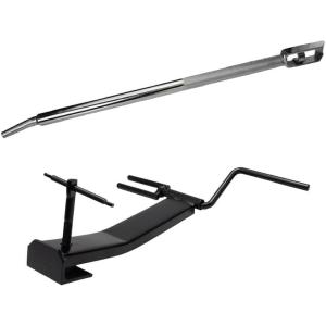 imageMytee Products Strap Winder for Flatbed Trailer  Black Powder Coated Steel Cargo Tie Down Ratchet Strap Winder  Winch Strap Roller for 2quot 3quot 4quot Straps  Trucking Accessories for TrucksKit 2 Pcs