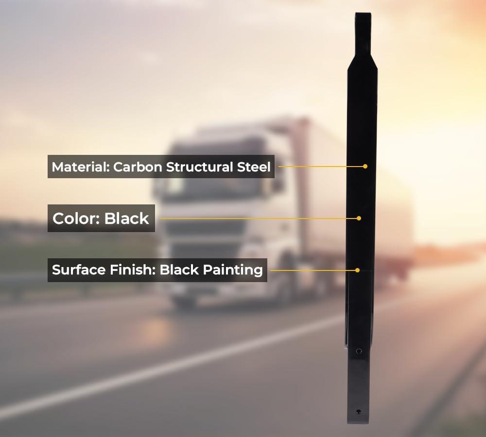 imageMytee Products Fuel Tank Support Strap w Step Bracket for Freightliner A0333883005 A0333883005  Corrosion Resistant Steel Fuel Tank StrapFreightliner A0333883005