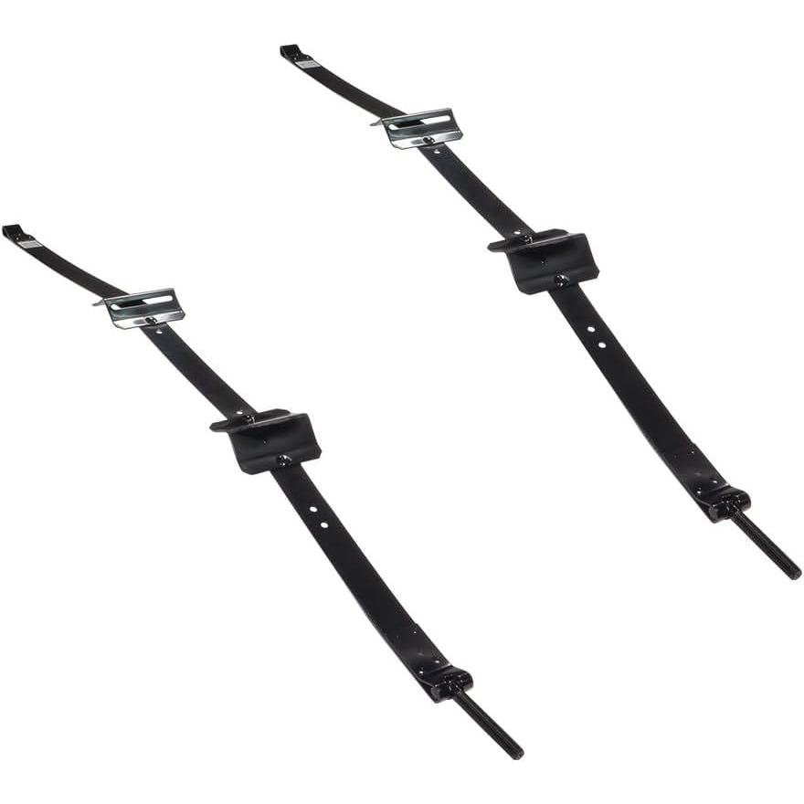 imageMytee Products 2 Pack HeavyDuty Carbon Steel Fuel Tank Support Strap for VNL 21076941  Black Fuel Tank Strap  Corrosion Resistant ampamp Replaces VNL OEM 210769412  Pack