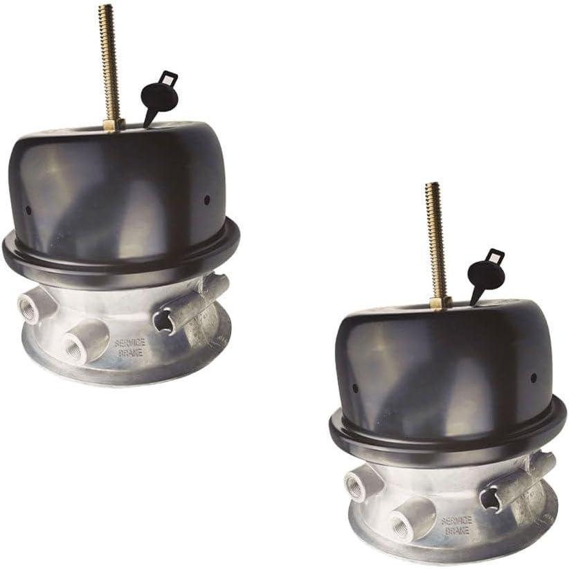 imageMytee Products Type 3030 Service Brake Chamber 25quot Long Stroke for semi Truck Trailer Replaces GP3030 MA15435 MA15444 3030021 3030002 3430008 PB3030S2  Pack