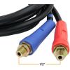 imageMytee Products 12 Ft Air Line Hose Assemblies with Flexible Grips ampamp 12quot NPT Fittings  1 pair 2 pcs  Air Line Hose Straight Lead Set for Semi Truck Trailer Tractor1  Pack